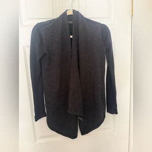 All Saints Women's Charcoal Knit Cardigan Sweater